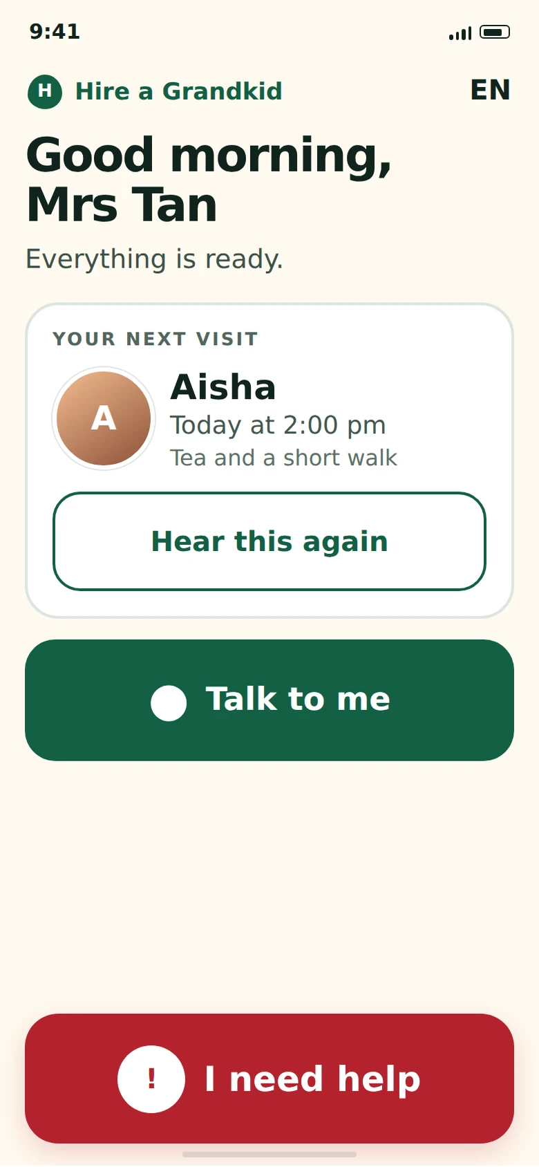 Who's coming, and when